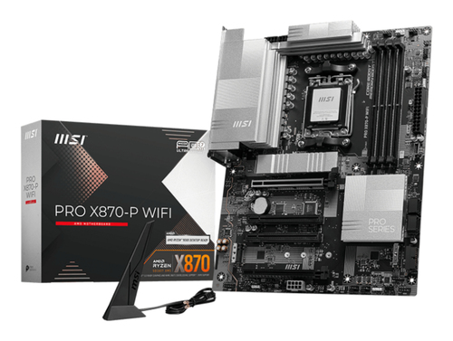 Msi Pro X870-P Wifi AM5 Amd Ryzen 9000/8000/7000, DDR5, Wi-Fi 7, PCIe 4.0 Motherboard - image 1
