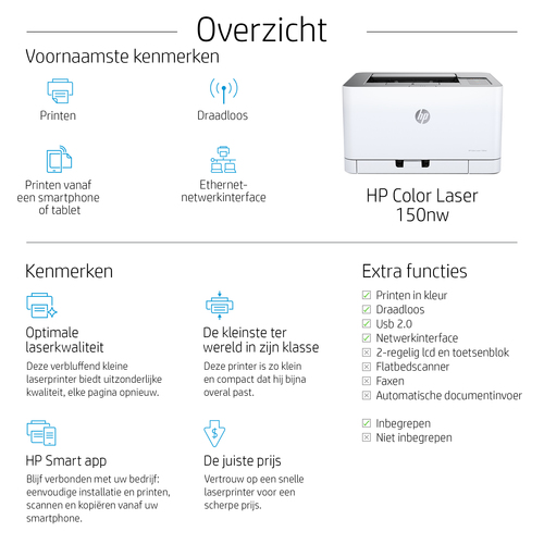 HP Color Laser 150nw – Foto 10 van 11