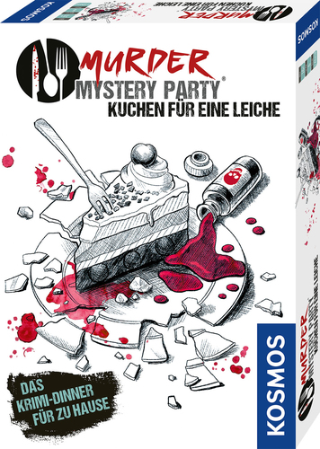 Kosmos Murder Mystery Party Kuchen für eine Leiche Board game Вечеринка