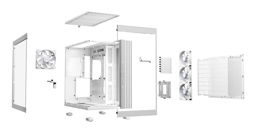 Gabinetes Gaming Be Quiet LIGHT BASE 600 LX WHITE