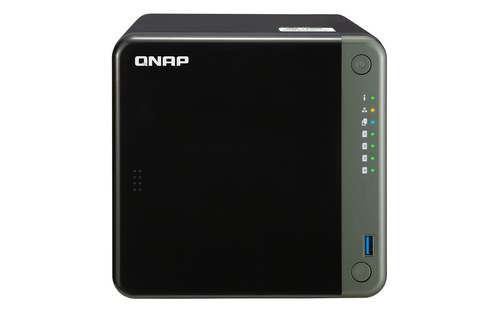 QNAP TS-453D NAS Tower Процессор Intel® Celeron® J4125 4 GB DDR4 0 TB QNAP QTS Черный