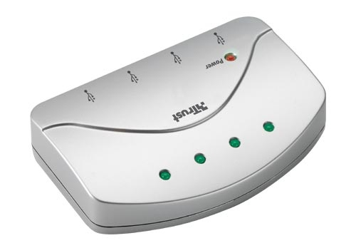 Trust 4-Port USB 2.0 Powered Hub HU-5540, UK