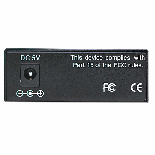Intellinet Media Converter, Base-Tx to 100Base-Fx (SC) Multi-Mode, 2 km (1.24 mi) (Euro 2-pin plug) Fibermedieomformer Ethernet Fast Ethernet – billede 6
