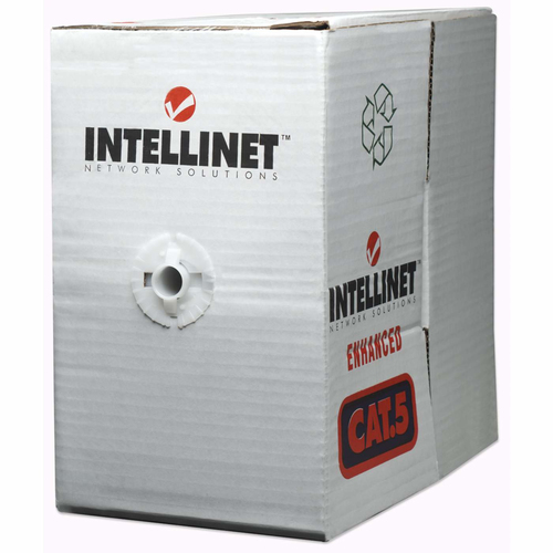 Intellinet BOBINA CABLE UTP DE RED CAT6 CCA ROLLO 305M SOLIDA GRIS, PyME imagen 2