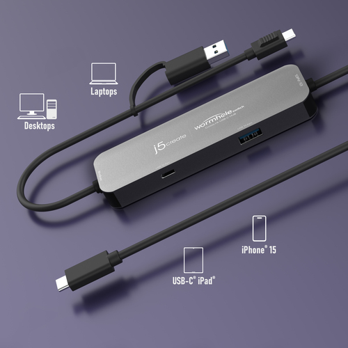 j5create JCH422 Wormhole Switch™ CrossLink USB-C® HUB – image 5