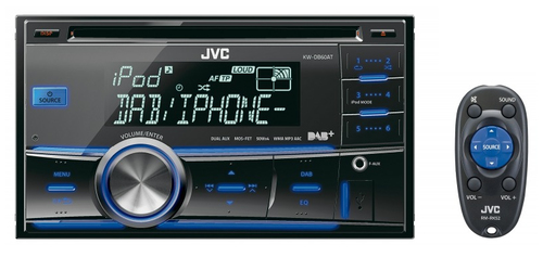 JVC KW-DB60ATE car media receiver Black