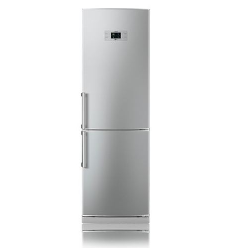 LG GB3133PVJW fridge-freezer Freestanding Grey, Platinum