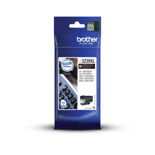 Original Brother LC3239XLBK High Capacity Black Ink Cartridge - image 1