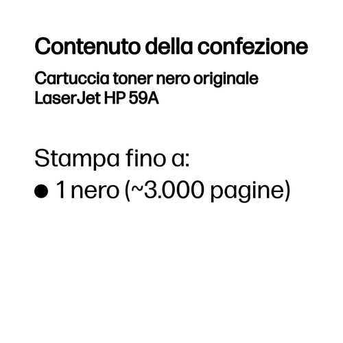 HP 59A – Toner nero originale