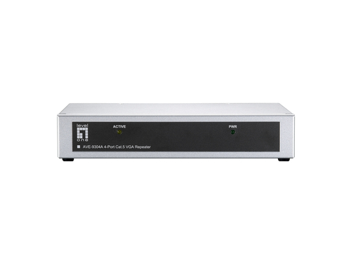 LevelOne 4-Port Cat.5 VGA Repeater – image 1