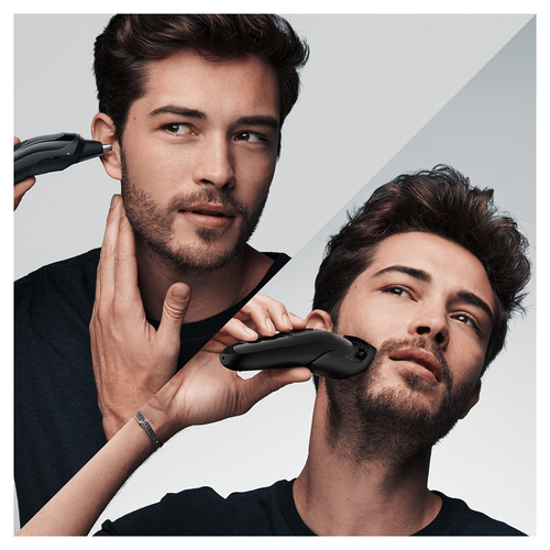 Braun 6-in-1 MGK3220 Men Beard Trimmer, Face, Ear & Nose Trimmer & Hair Clipper, Black – image 3