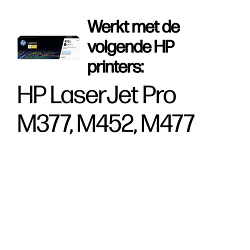 HP Toner 410x (CF410X) – Foto 2 van 3