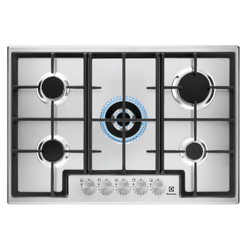 Electrolux EGS75362X Нержавеющая сталь Встроенный 75 cm Газовый 5 зона(ы)