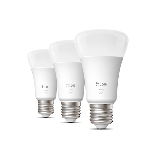 Philips Hue Slimme Ledlamp White - A60 - 810lm - E27 - 7w - 3 Stuks, afbeelding 2