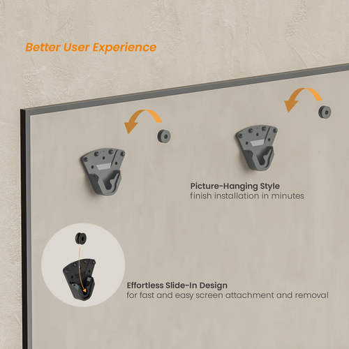 Equip 32"-100" No Drilling TV Wall Mount Bracket – image 4