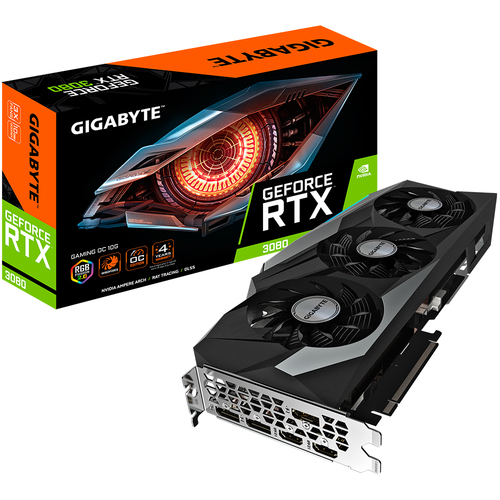 GIGABYTE GAMING GeForce RTX 3080 OC 10G (rev. 2.0) NVIDIA 10 GB GDDR6X