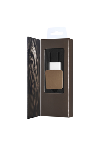 eSTUFF Home Charger 1 USB 2.4A Gold – image 3