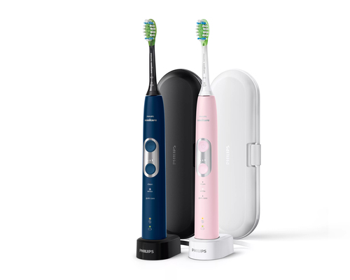 Philips HX6462/71 electric toothbrush Adult Sonic toothbrush Navy, Pink
