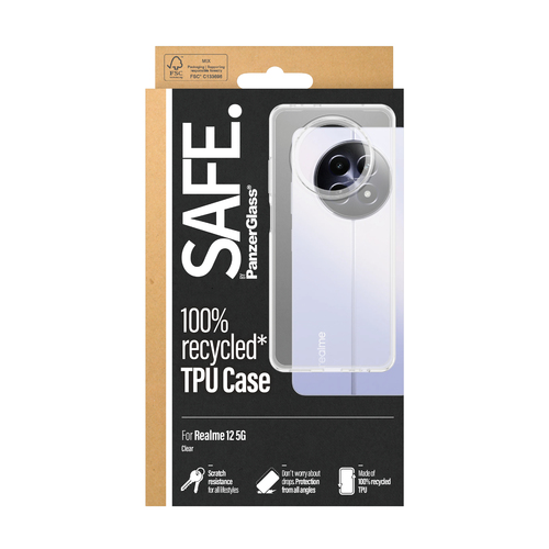 PanzerGlass SAFE. by PanzerGlass® Case for Realme 12 5G | Transparent – image 3