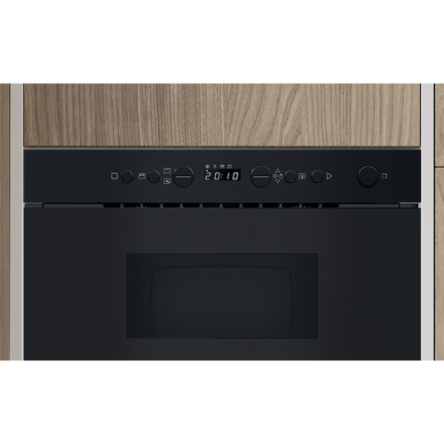Indesit IM K12 Buk 22 Litre 38cm High, Built In Small Microwave with Grill - Black - image 5