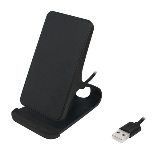 LogiLink PA0183 mobile device charger Smartphone, Tablet Black USB Wireless charging Fast charging Indoor
