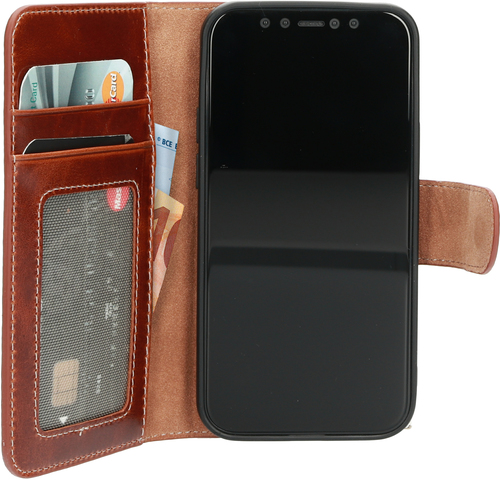 Mobiparts Excellent Wallet Case 2.0 Apple iPhone 12 Mini Oaked Cognac – image 2