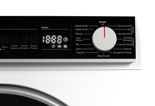 Sharp KD-NHB8S7GWD tumble dryer Freestanding Front-load – image 5