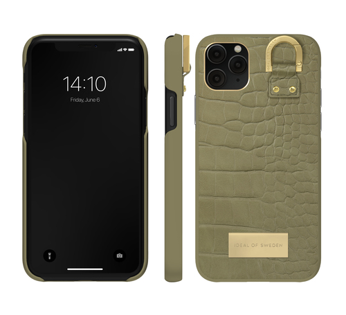 iDeal of Sweden Atelier Case iPhone 11P/XS/X Sage Croco – image 4
