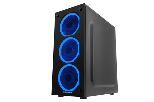 Mars Gaming MCGBLUE computer case Midi Tower Black – image 3