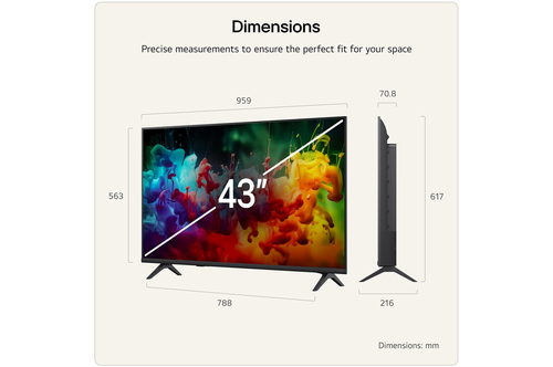 LG 43QNED72B6B (2026) - 43 inch - MiniLED TV – Foto 2 van 3