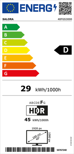 Salora 40FGS3000 - 40 inch - LED TV, afbeelding 3
