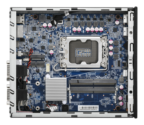 Shuttle Slim PC DB860 , S1851, 2x HDMI, 1x DP, 1x USB-C (DP), 1x 2.5 , 1x M.2, 2x LAN (Intel 1G + 2., afbeelding 6