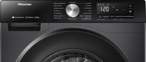 Hisense 3S Series WD3S8043BB3 WiFi-enabled 8 kg Washer Dryer - Black - image 5