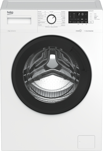 Beko WUV8612XAWS стиральная машина Фронтальная загрузка 8 kg 1200 RPM Белый