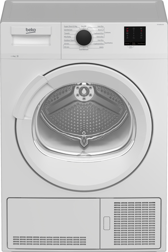 Beko DTLCE80121W 8kg Condenser Tumble Dryer with Sensor Programmes