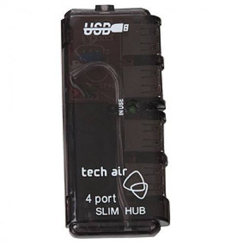 Techair TAH4B-U interface hub Black