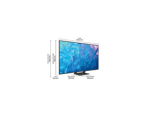 Samsung GQ75Q70CAT 190.5 cm (75") 4K Ultra HD Smart TV Wi-Fi Grey, Titanium – image 3