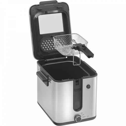 WMF KITCHENminis 0415490011 Одиночный Автономный 1000 W Фритюрница Черный, Нержавеющая сталь