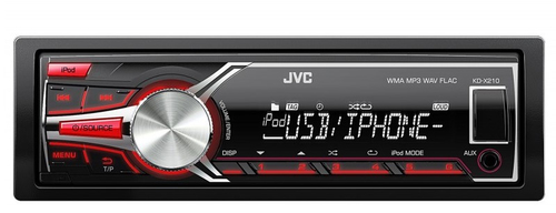 JVC KD-X210E car media receiver Black