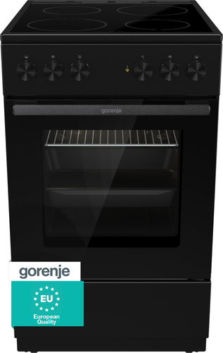 Gorenje GEC5A20BG Freestanding cooker Electric Ceramic hob Black