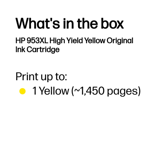 Original HP 953XL High Capacity Yellow Ink Cartridge - image 3