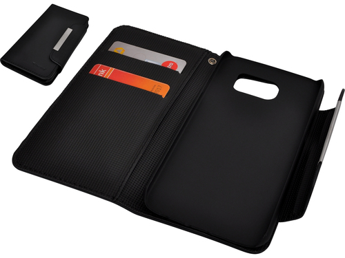 Sandberg Flip wallet S6 Blackskin – image 2