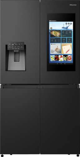 Hisense PureFlat RQ760N4IFE Smart Fridge Freezer - Black Stainless Steel, Stainless Steel - image 8