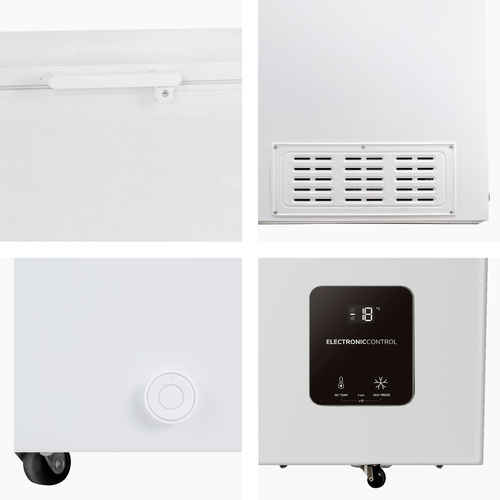 Hisense FC386D4AWLE freezer Chest freezer Freestanding – image 6