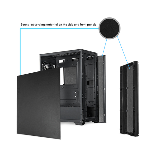 Chieftec Pro Midi Q midi tower behuizing, afbeelding 9