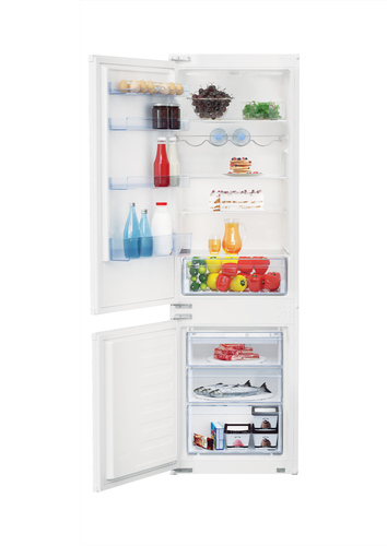 Beko BCSA285K2S LH холодильник с морозильной камерой Встроенный 271 L Белый