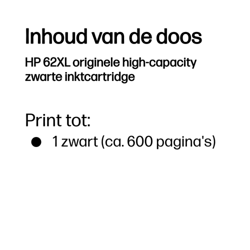 HP 62XL  C2P05AE High Capacity Black Ink – Foto 3 von 10