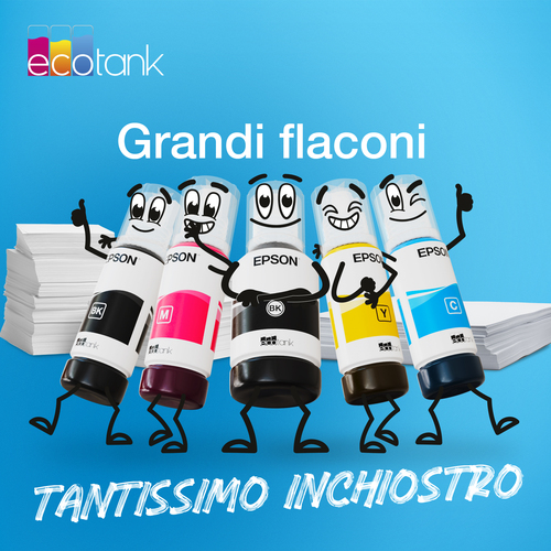 Epson 106 – Flacone di inchiostro giallo originale