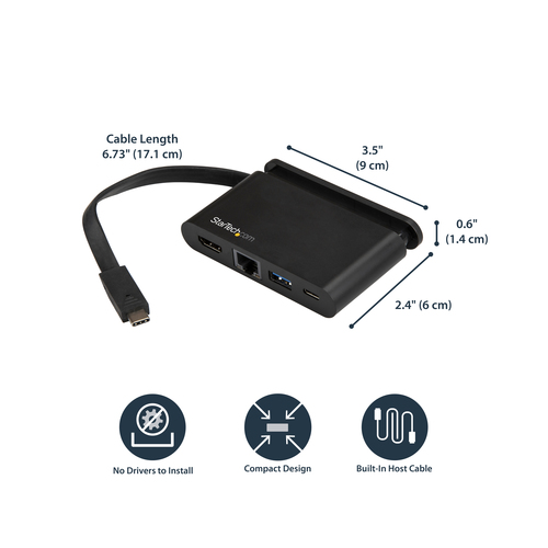 StarTech.com USB C Multiport Adapter - Portable USB-C Dock with 4K HDMI – image 6