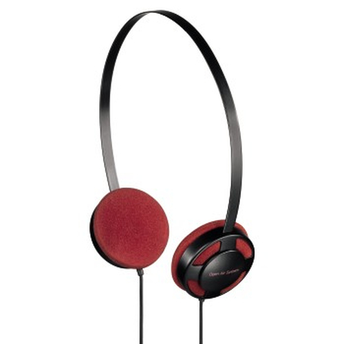 Hama HED1112BK/RE Headphones Wired Head-band, Neck-band Black, Red